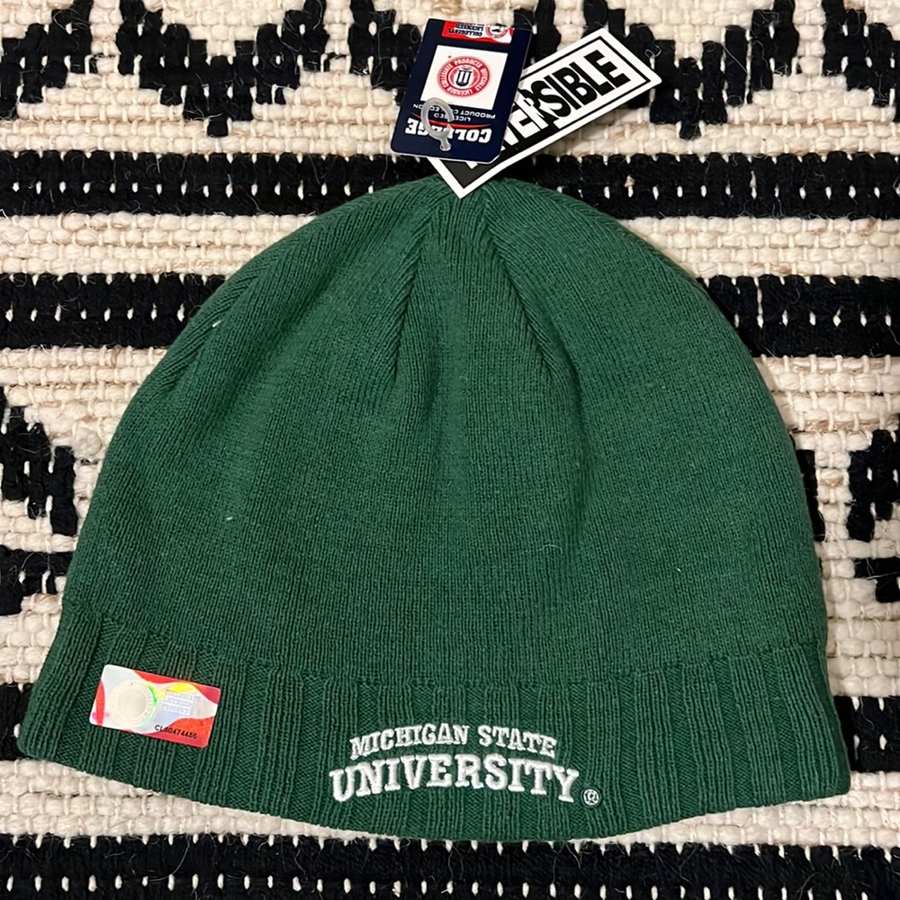 Michigan State Reversible Knit beanie - Green